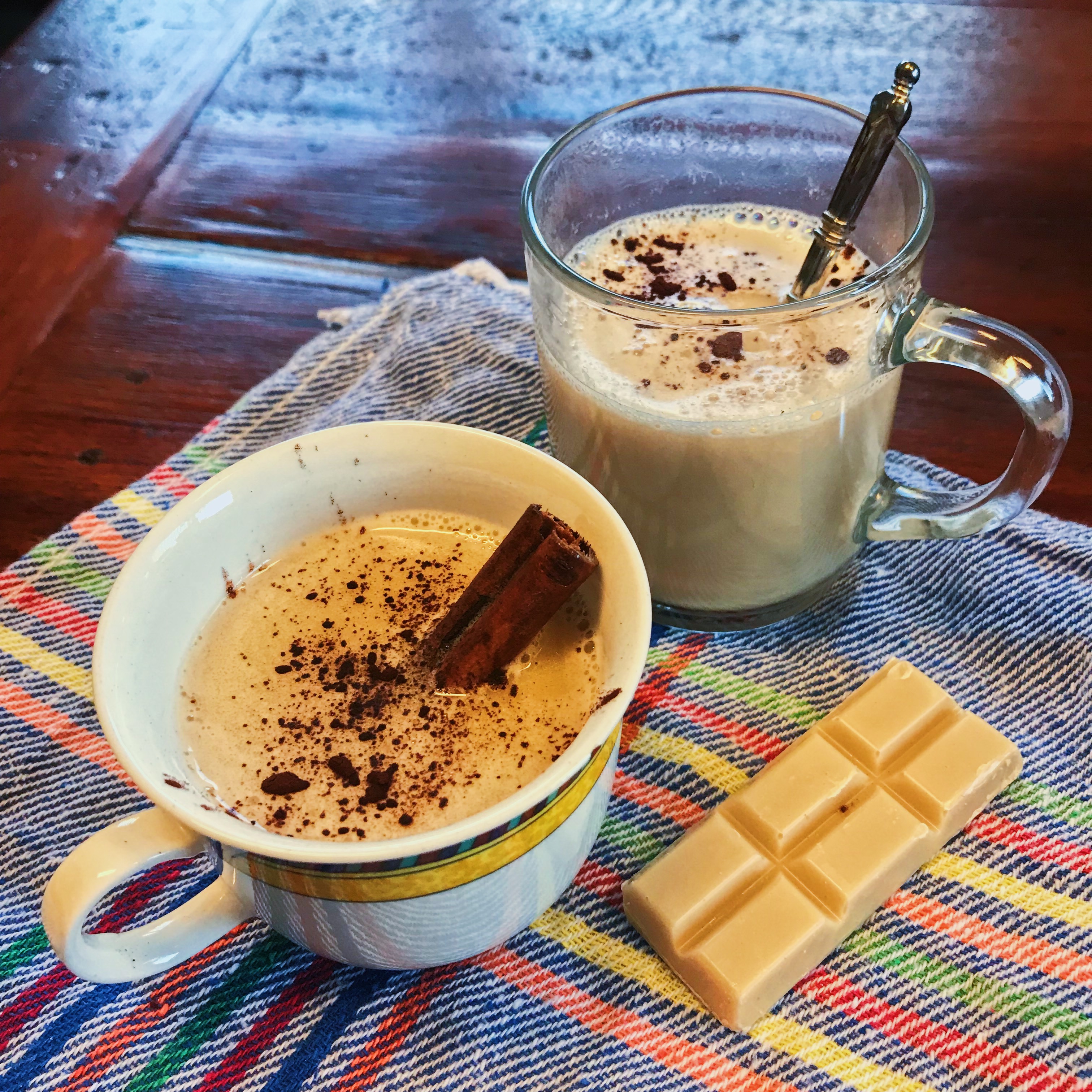 Vegan white hot chocolate