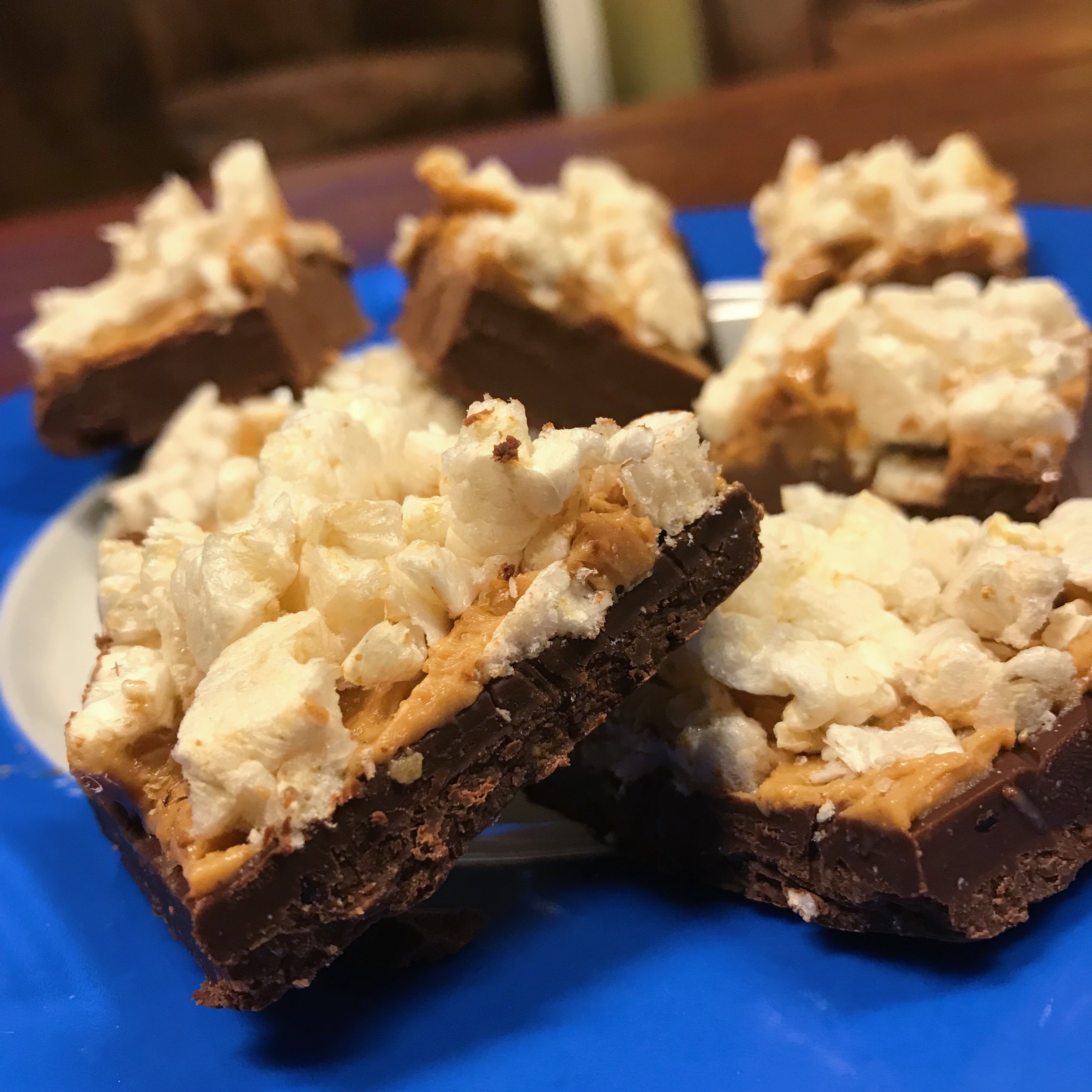 Vegan pindakaas chocolade fudge