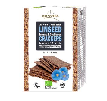 Linseed crackers