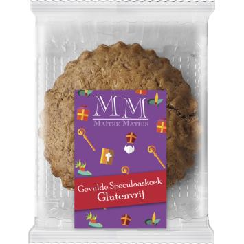 Gluten Free speculaas cookie filled with almond paste